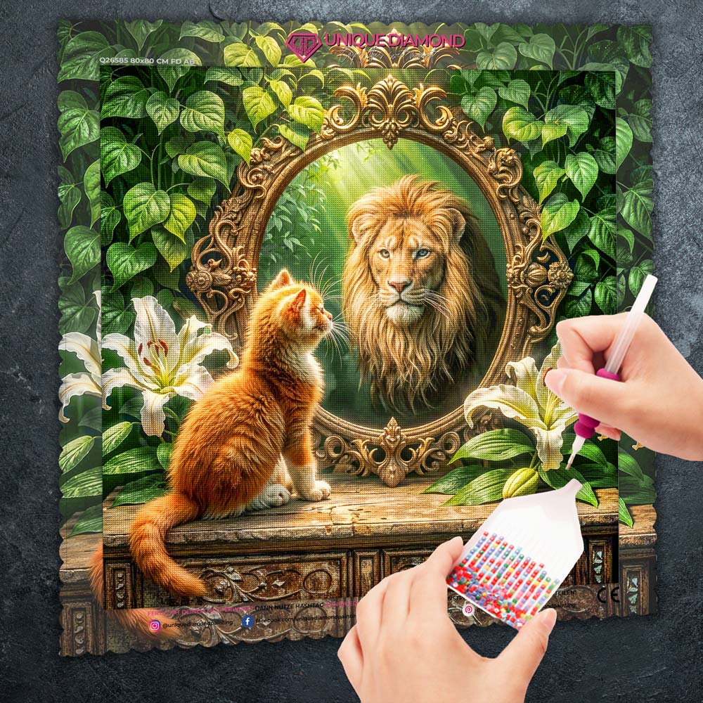 5D Diamond Painting – Spiegelmut Unique-Diamond