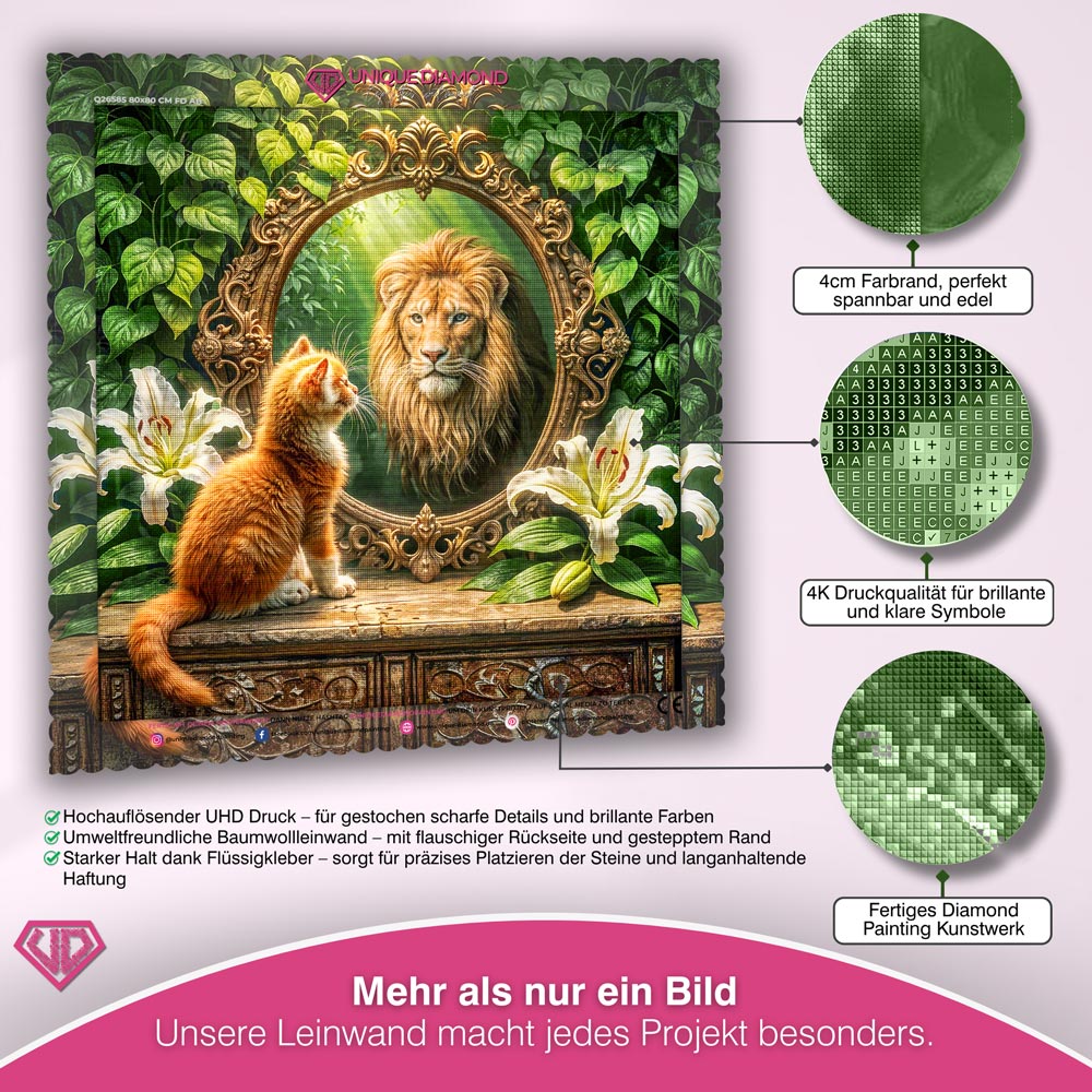5D Diamond Painting – Spiegelmut Unique-Diamond