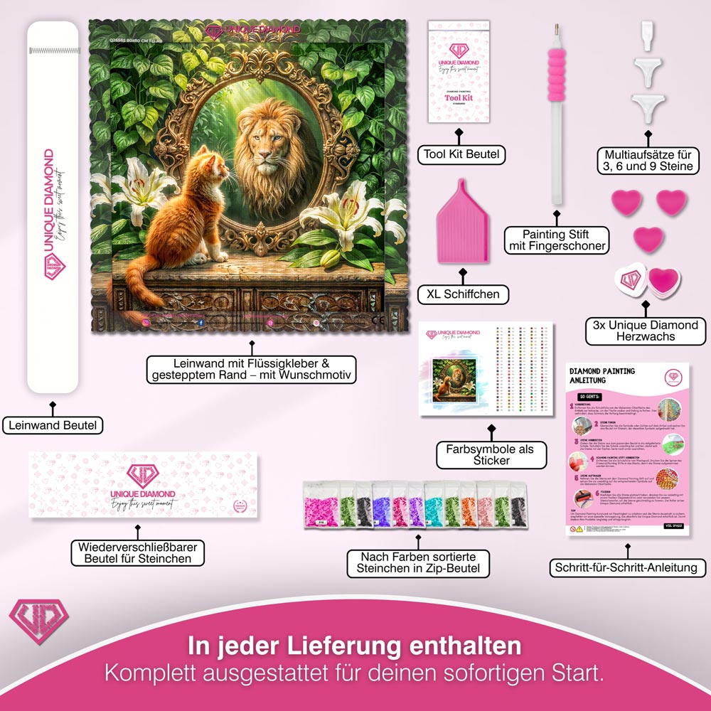 5D Diamond Painting – Spiegelmut Unique-Diamond
