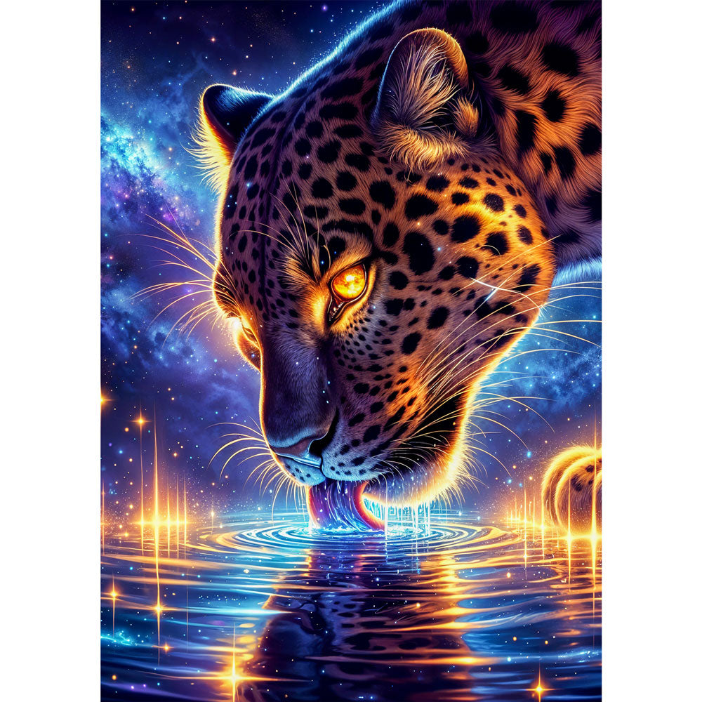 5D Diamond Painting – Stiller Schluck des Universums, Unique-Diamond
