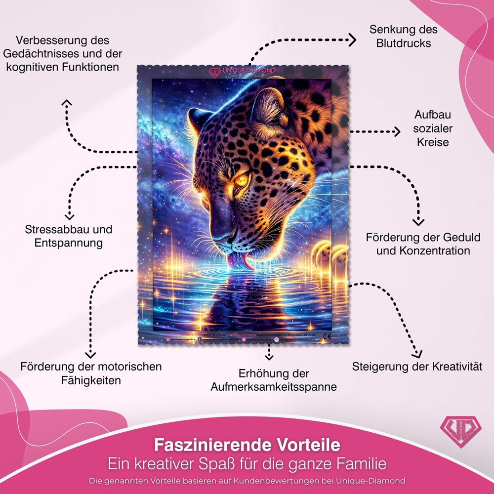 5D Diamond Painting – Stiller Schluck des Universums Unique-Diamond