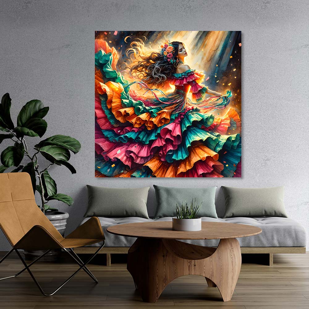 5D Diamond Painting – Tanz der Farben Unique-Diamond