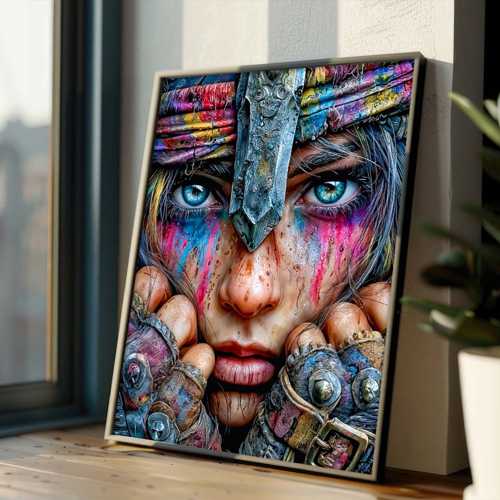 5D Diamond Painting – Tears of the Warrior Unique-Diamond