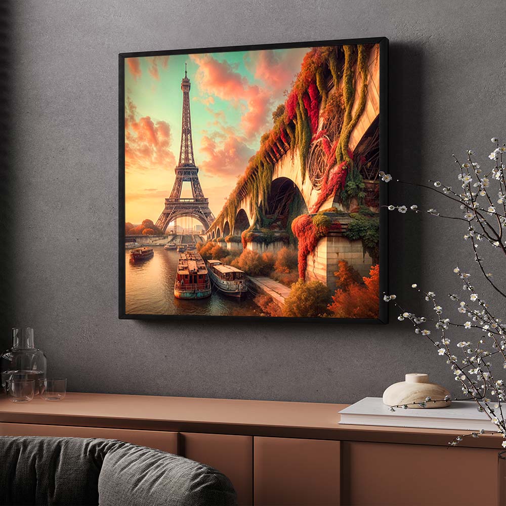 5D Diamond Painting – Verwunschenes Paris im Herbstzauber Unique-Diamond