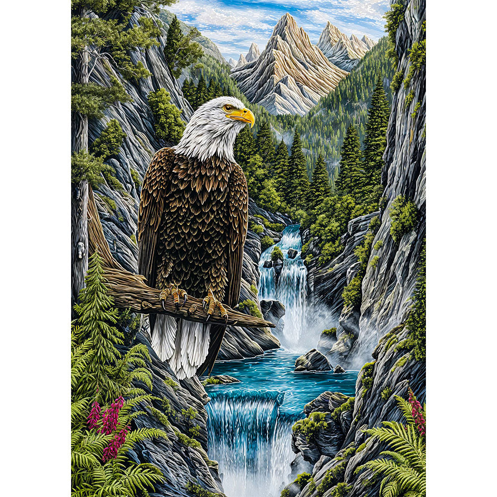 5D Diamond Painting – Wächter der Freiheit, Unique-Diamond