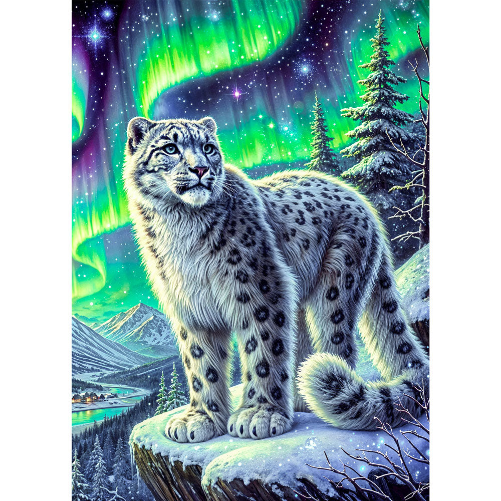 5D Diamond Painting – Wächter der Polarlichter, Unique-Diamond
