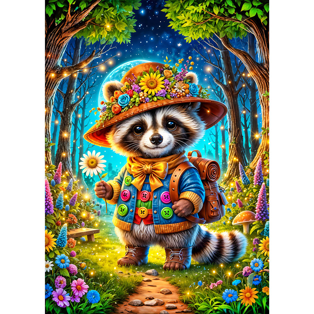 5D Diamond Painting – Waldwanderer Remy, unique-diamond