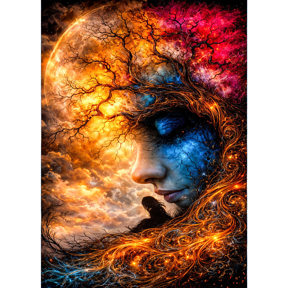 5D Diamond Painting – Whispering Cosmos, Unique-Diamond