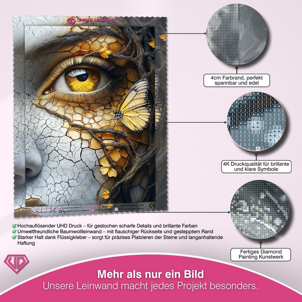 5D Diamond Painting – Das Auge der Natur Unique-Diamond