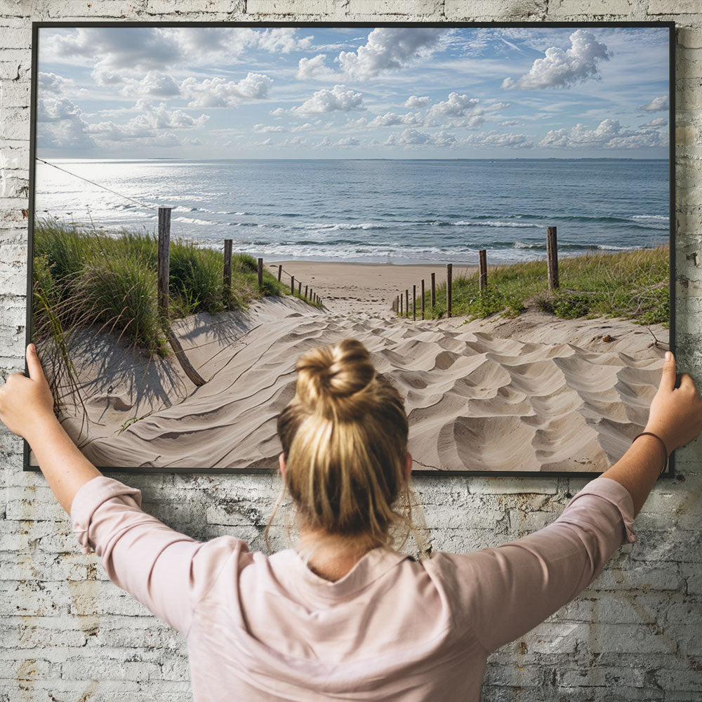 5D Diamant Painting – Sandweg zum Strand Unique-Diamond
