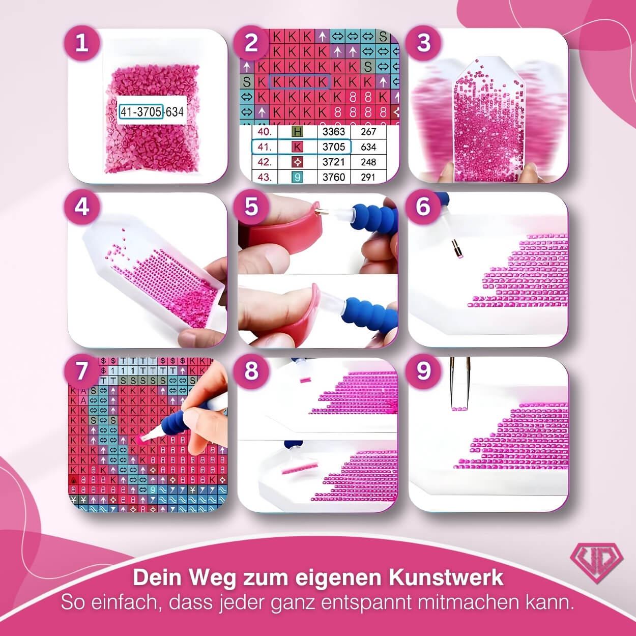 5D Diamond Painting – Grinse-Eule Glubschi Unique-Diamond