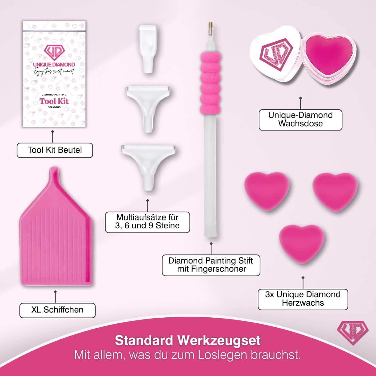 5D Diamond Painting – Blumenbad Unique-Diamond