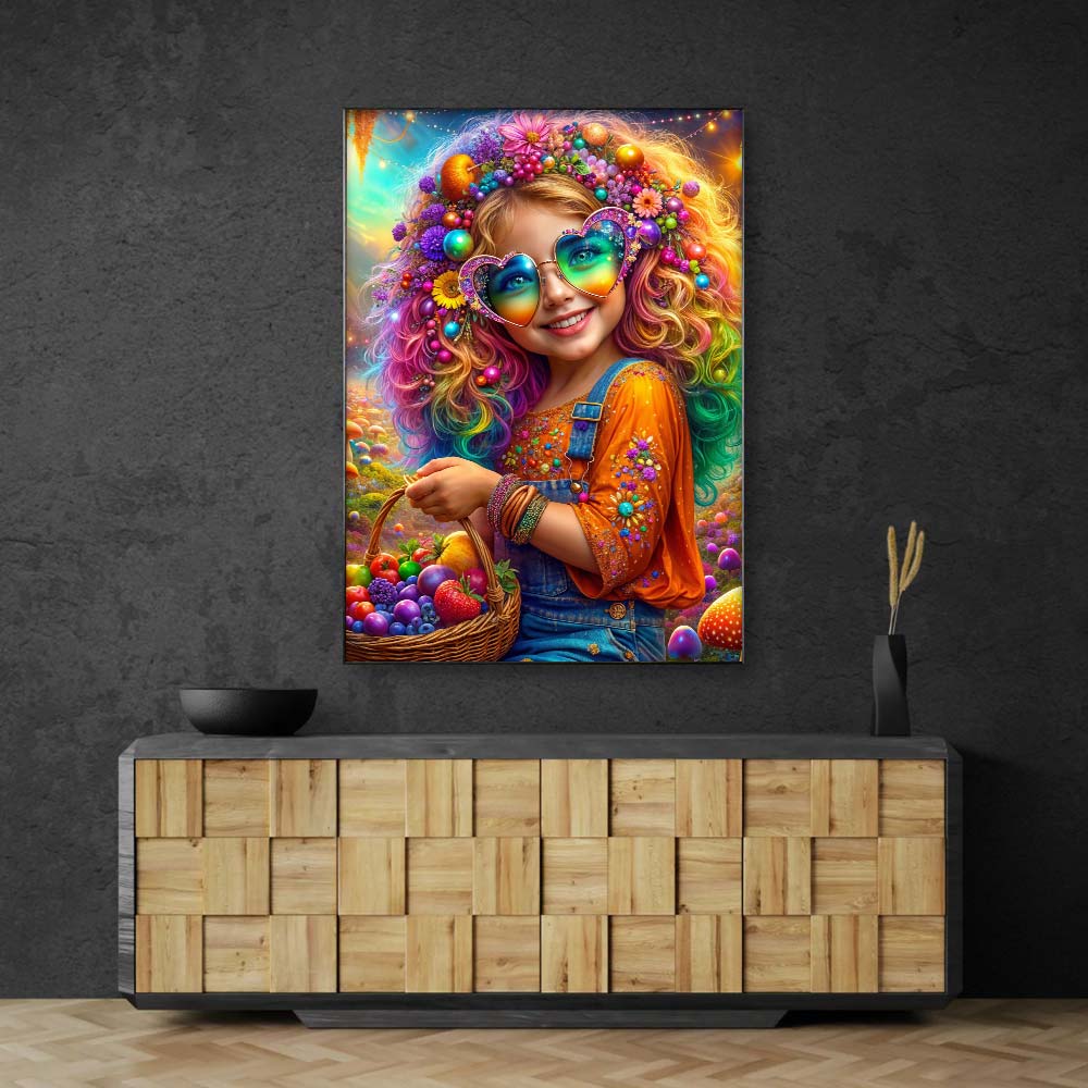 Diamond Painting – Fruchtzauber im Regenbogenwald Unique-Diamond