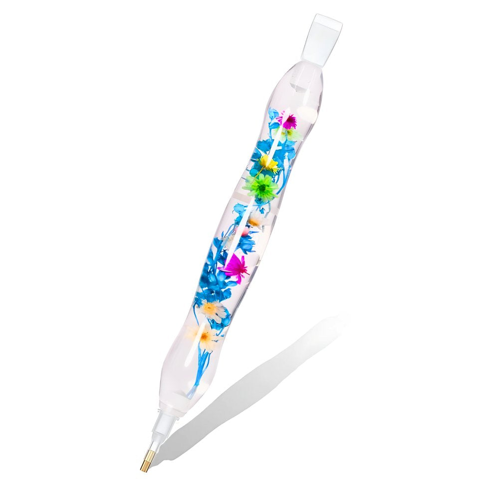 Diamond Painting Ergonomischer Premium-Stift – Blue Blossom Unique-Diamond