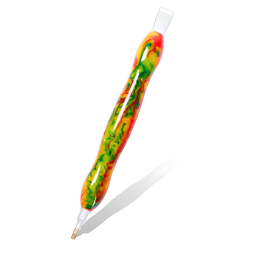 Diamond Painting Ergonomischer Premium-Stift – Fire & Lime Unique-Diamond