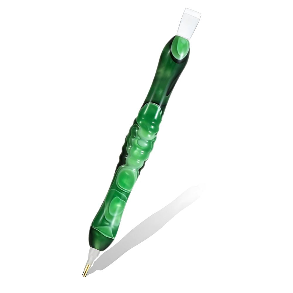 Diamond Painting Ergonomischer Premium-Stift – Emerald Grip Unique-Diamond