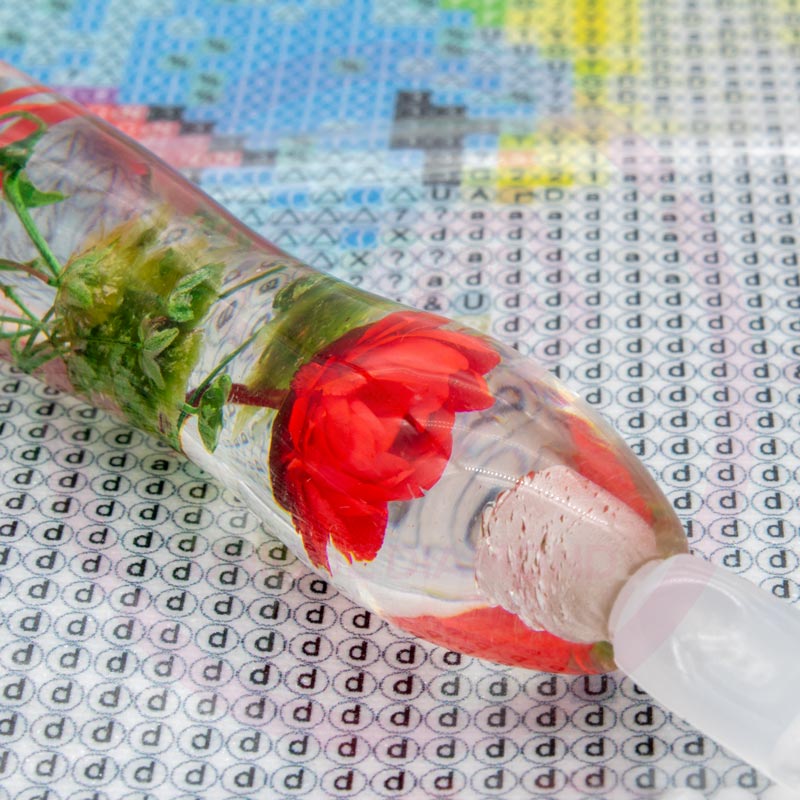 Diamond Painting Ergonomischer Premium-Stift – Scarlet Bloom Unique-Diamond