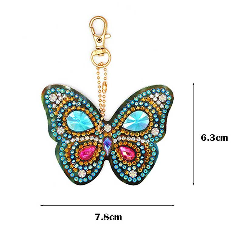 Diamond Painting Anhänger Schmetterlinge 6st Set - Unique-Diamond