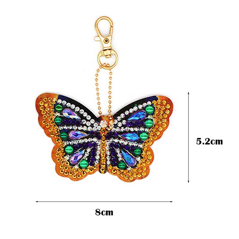 Diamond Painting Anhänger Schmetterlinge 6st Set - Unique-Diamond