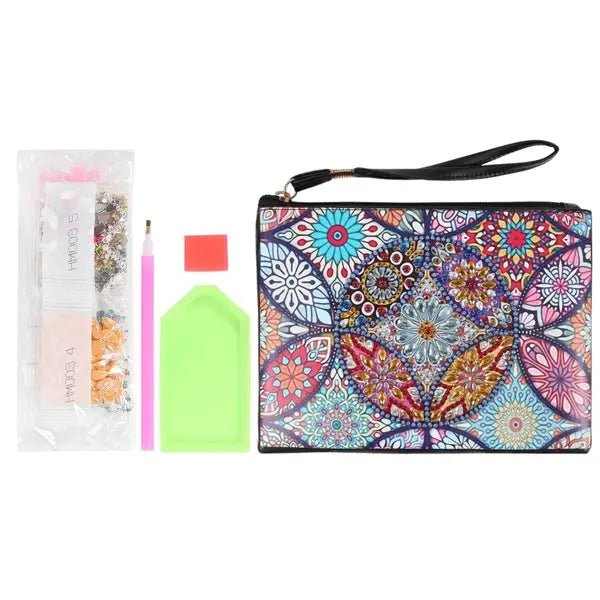 Diamond Painting Handgelenktasche Blumen - Unique-Diamond