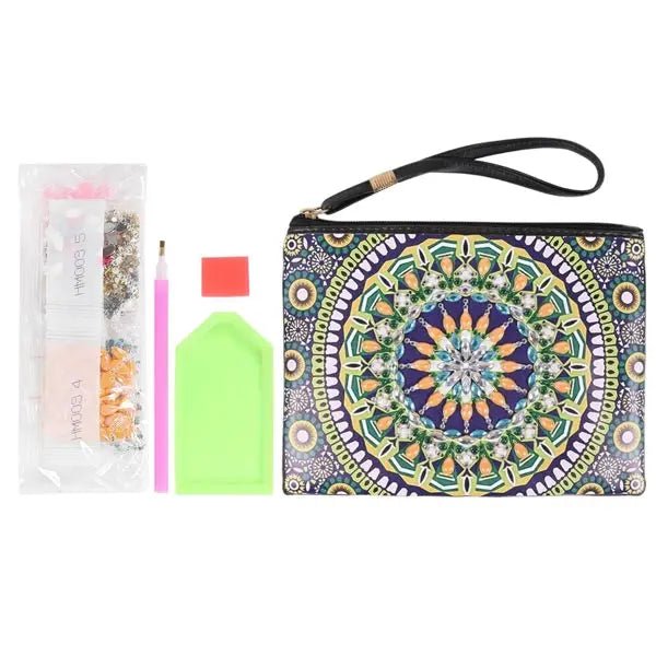 Diamond Painting Handgelenktasche Mandala Stern - Unique-Diamond