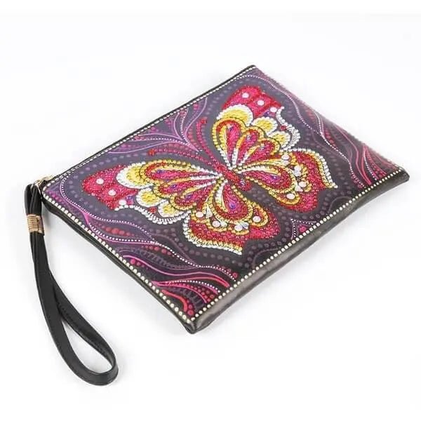 Diamond Painting Handgelenktasche Schmetterling - Unique-Diamond