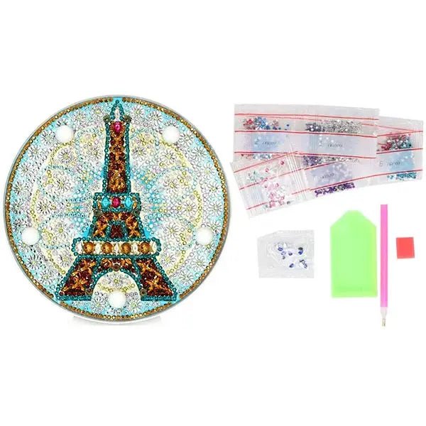 Diamond Painting LED Lampe Eiffelturm - Unique-Diamond
