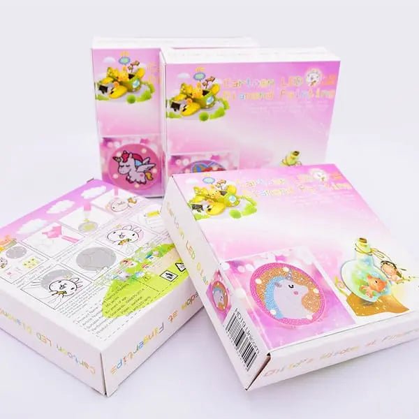 Diamond Painting LED Lampe Haus - Unique-Diamond